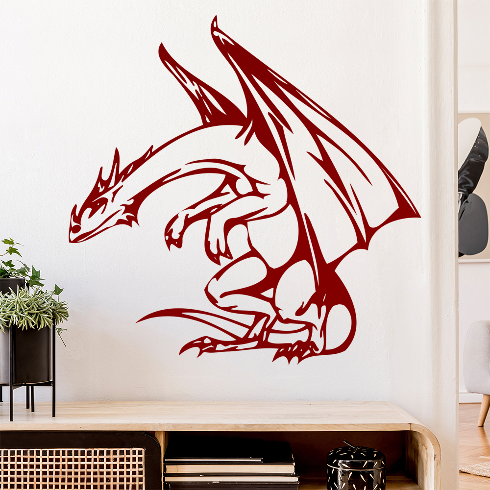 Flugdrache Wandtattoo Wohnzimmer Wandaufkleber 0049 - Picture 25 of 204