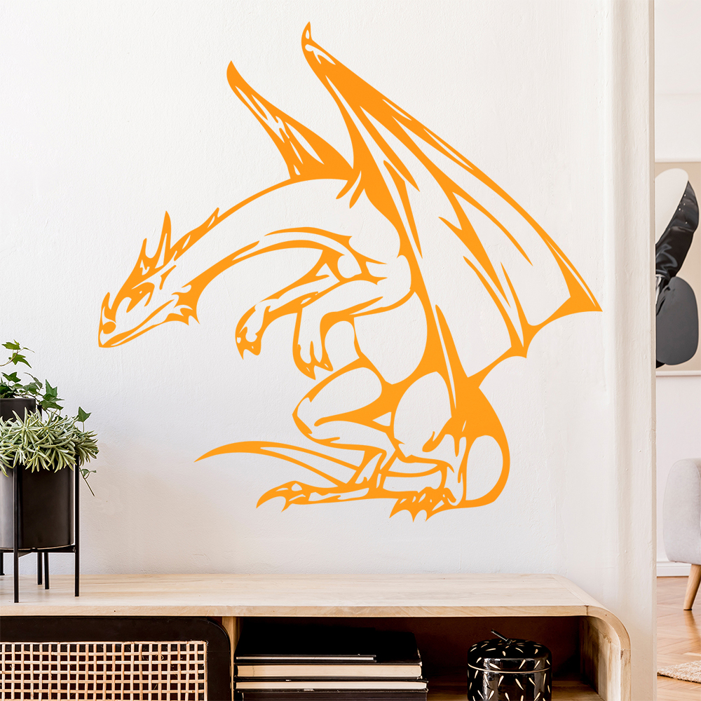 Flugdrache Wandtattoo Wohnzimmer Wandaufkleber 0049 - Picture 13 of 204