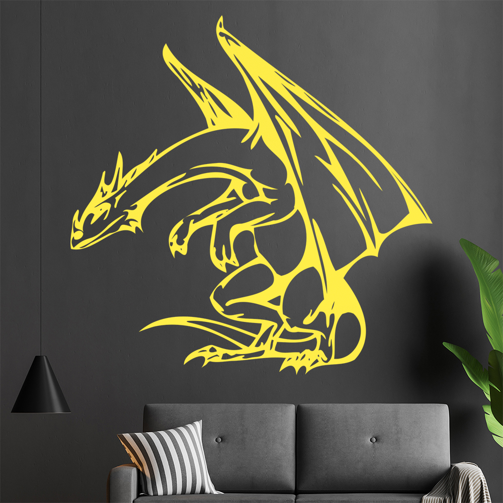Flugdrache Wandtattoo Wohnzimmer Wandaufkleber 0049 - Picture 19 of 204