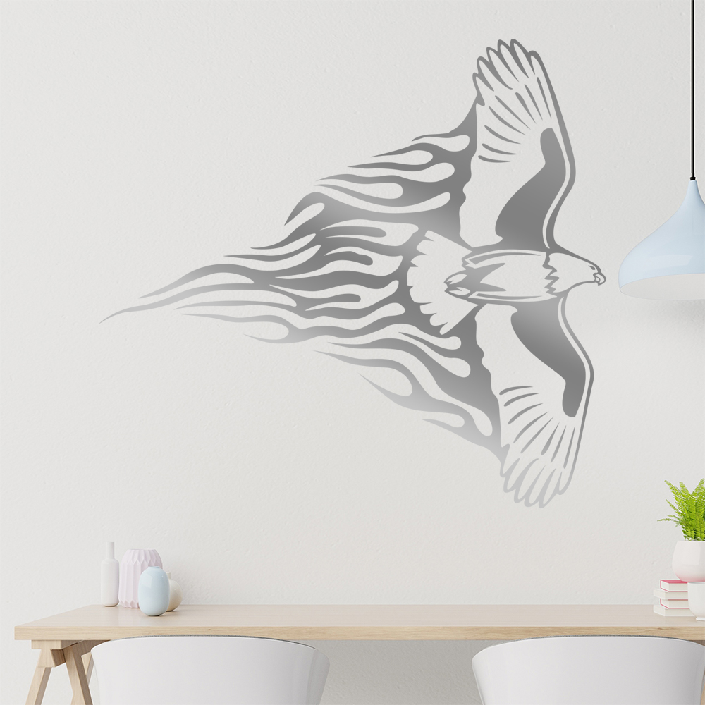 Adler Wandtattoo FLAMMEN Wandbild Wandfoto Guenstig Billig Gute Wall Fire  Emblem, image size:1000x1000