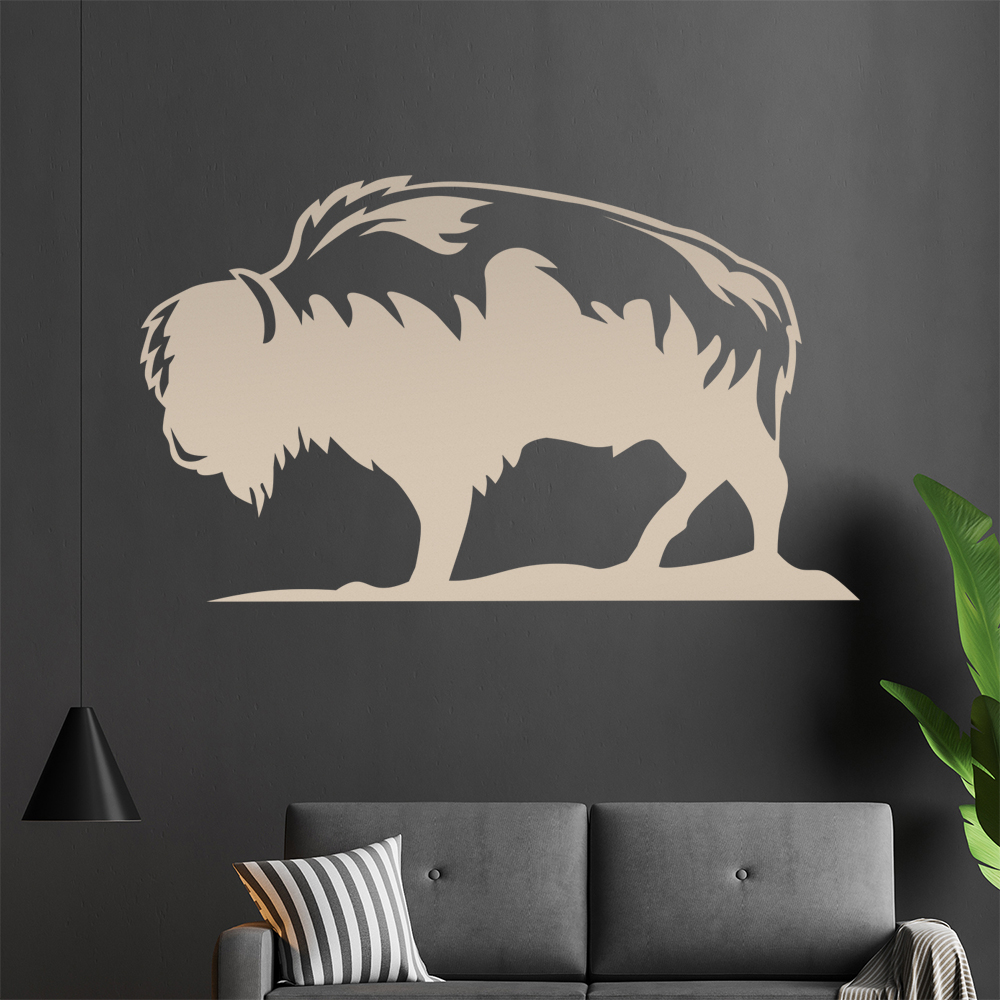 Büffel Wandtattoo Wohnzimmer Wandaufkleber 0121 - Picture 169 of 204