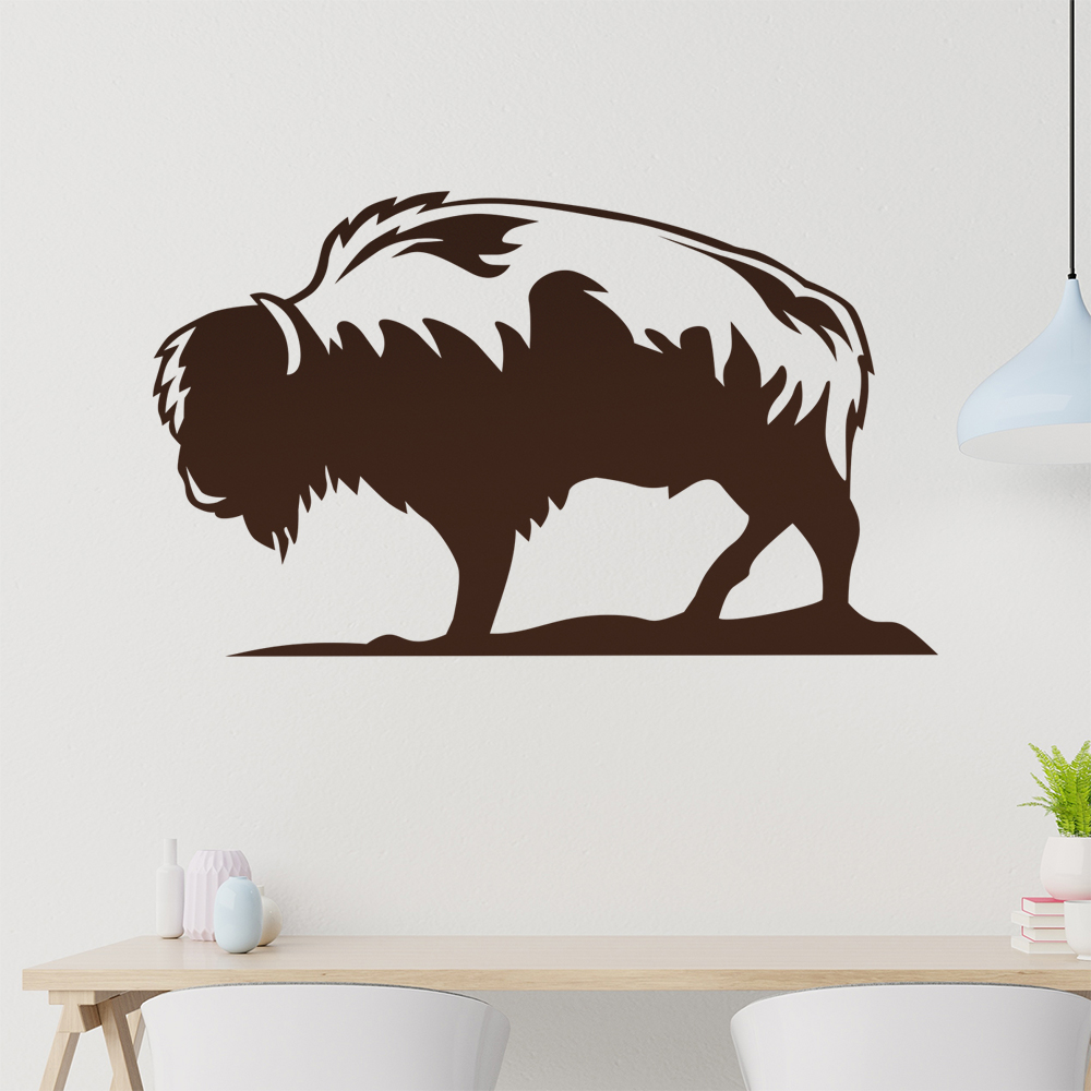 Büffel Wandtattoo Wohnzimmer Wandaufkleber 0121 - Picture 157 of 204