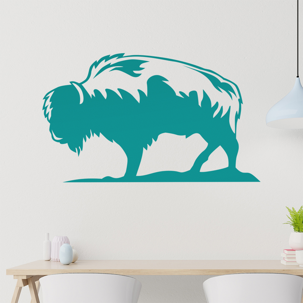 Büffel Wandtattoo Wohnzimmer Wandaufkleber 0121 - Picture 127 of 204