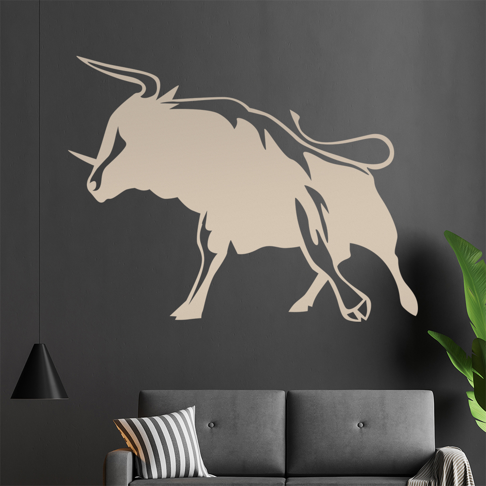 Stier Wandtattoo Wohnzimmer Wandaufkleber 0129 - Picture 169 of 204