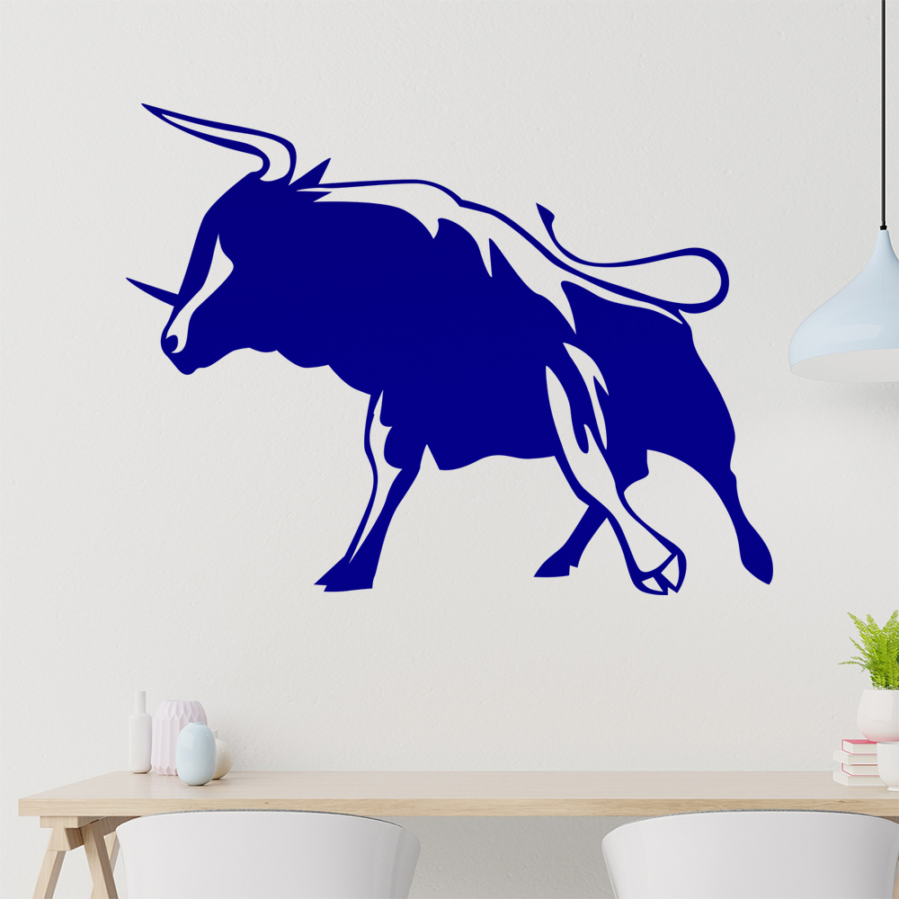 Stier Wandtattoo Wohnzimmer Wandaufkleber 0129 - Picture 181 of 204
