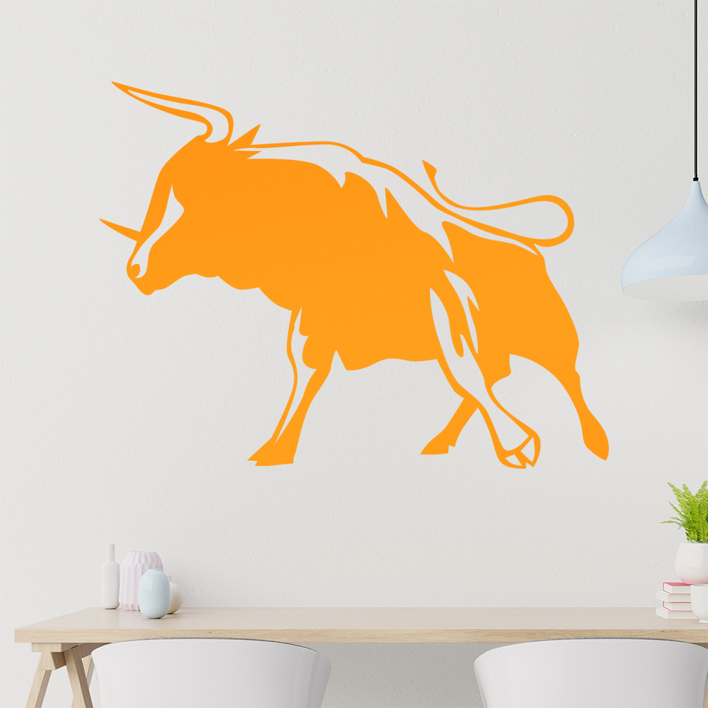 Stier Wandtattoo Wohnzimmer Wandaufkleber 0129 - Picture 13 of 204