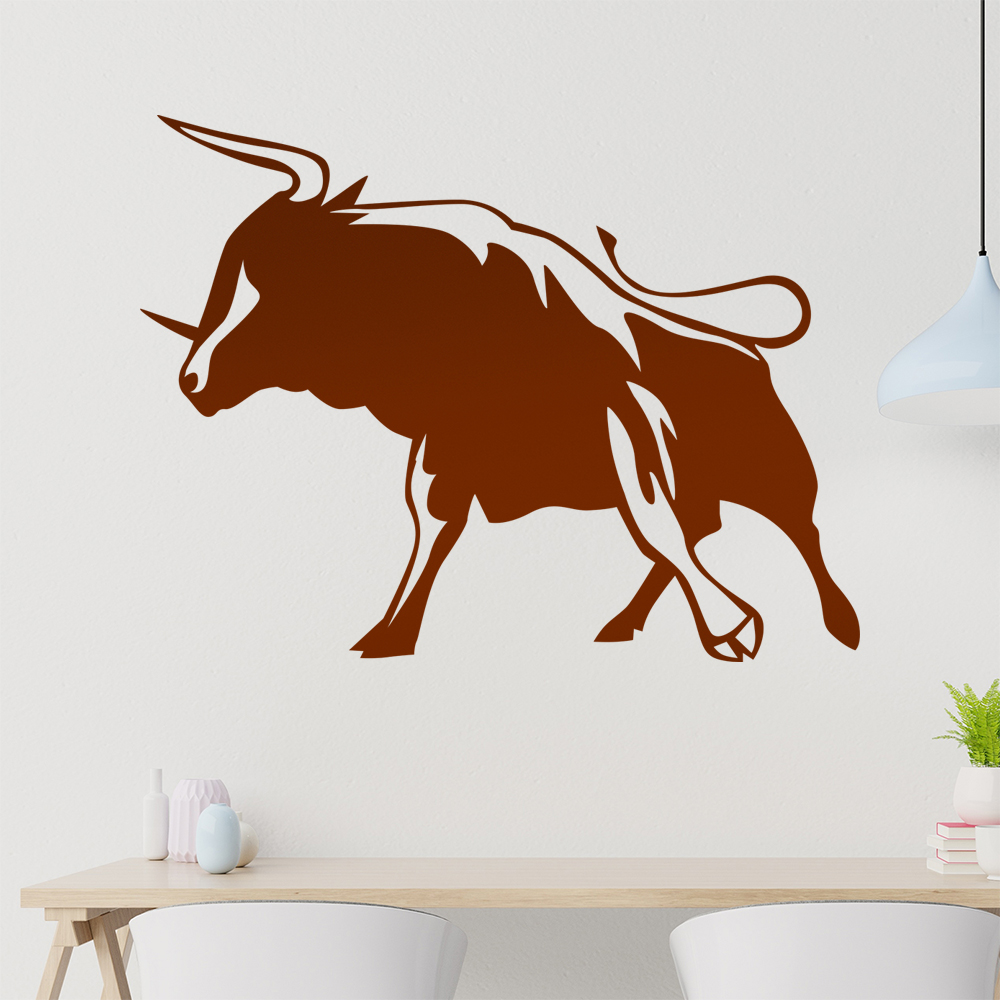 Stier Wandtattoo Wohnzimmer Wandaufkleber 0129 - Picture 175 of 204