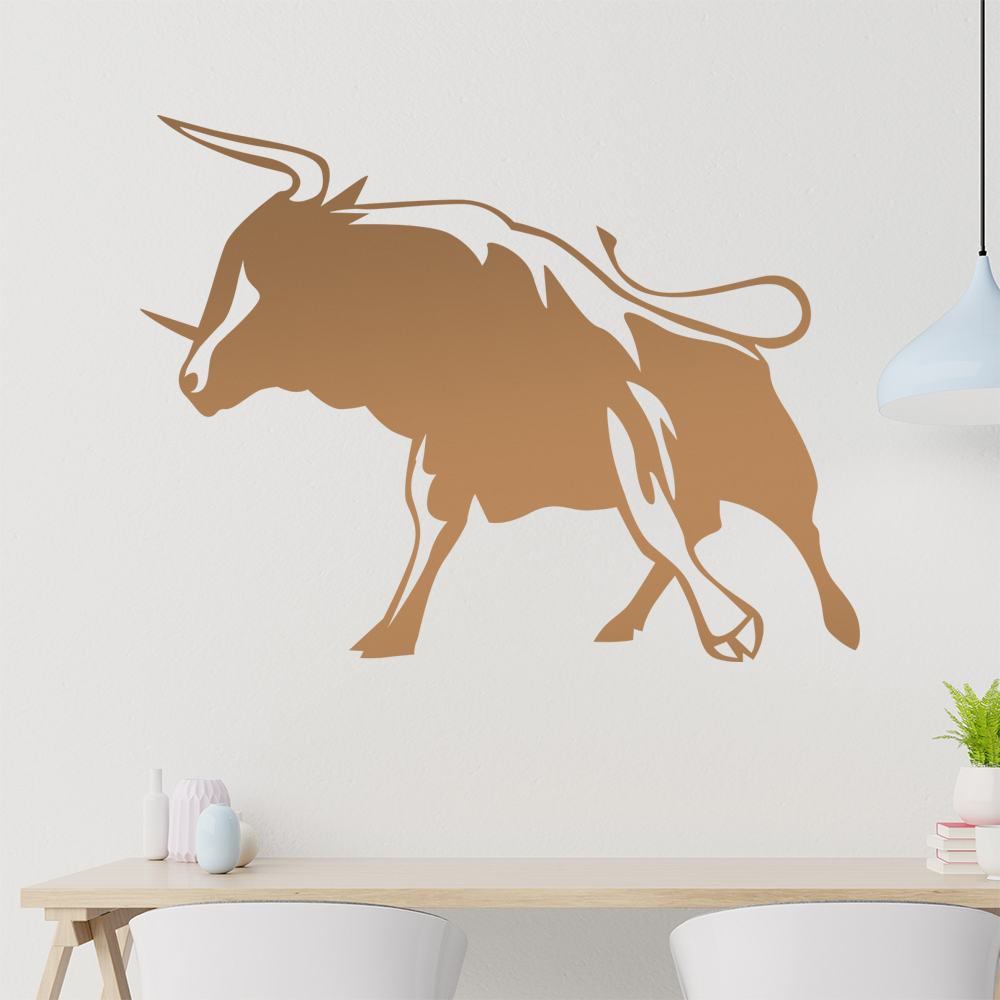 Stier Wandtattoo Wohnzimmer Wandaufkleber 0129 - Picture 163 of 204