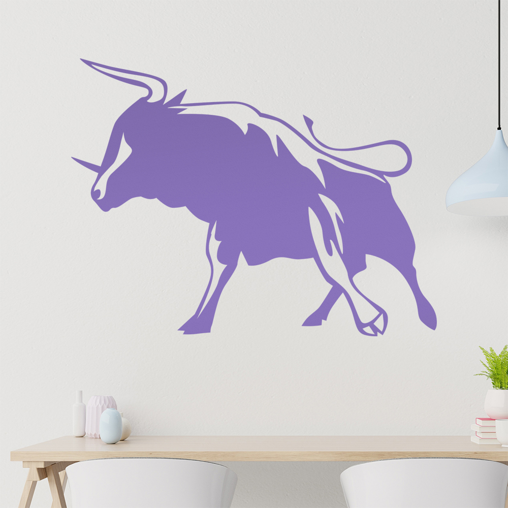 Stier Wandtattoo Wohnzimmer Wandaufkleber 0129 - Picture 61 of 204
