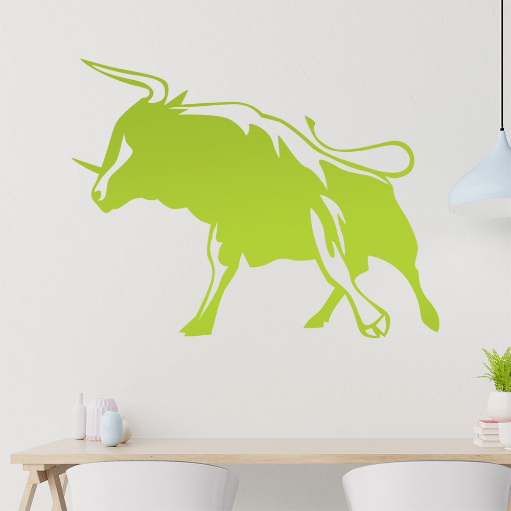 Stier Wandtattoo Wohnzimmer Wandaufkleber 0129 - Picture 121 of 204