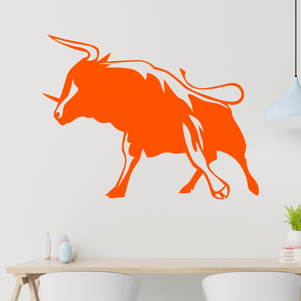 Stier Wandtattoo Wohnzimmer Wandaufkleber 0129 - Picture 43 of 204