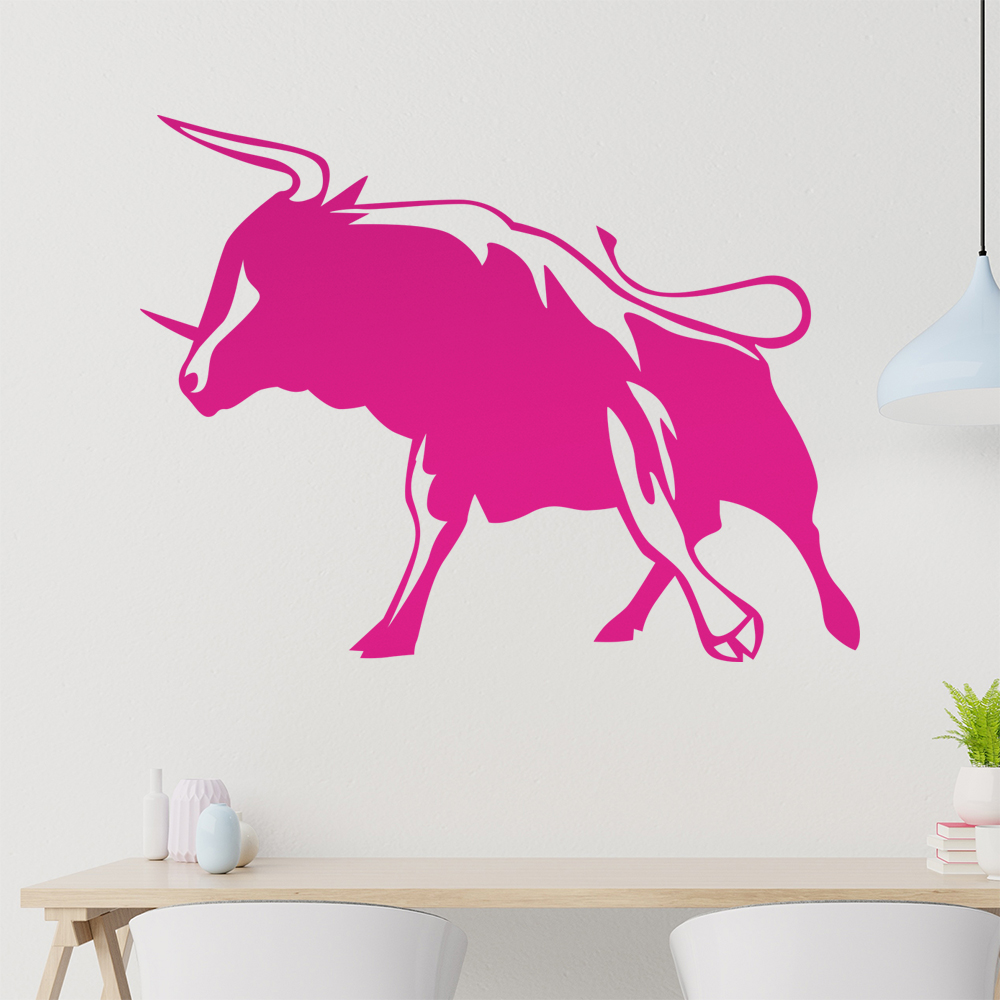 Stier Wandtattoo Wohnzimmer Wandaufkleber 0129 - Picture 49 of 204