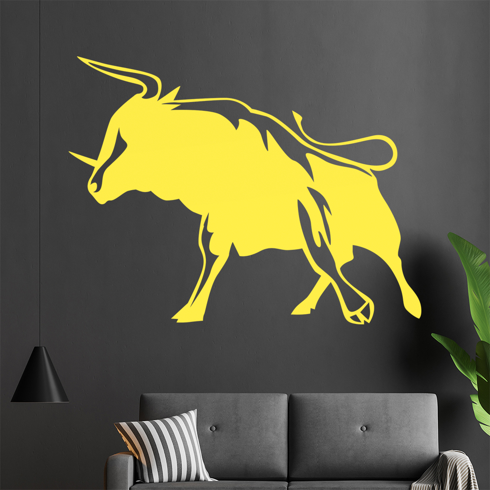 Stier Wandtattoo Wohnzimmer Wandaufkleber 0129 - Picture 19 of 204