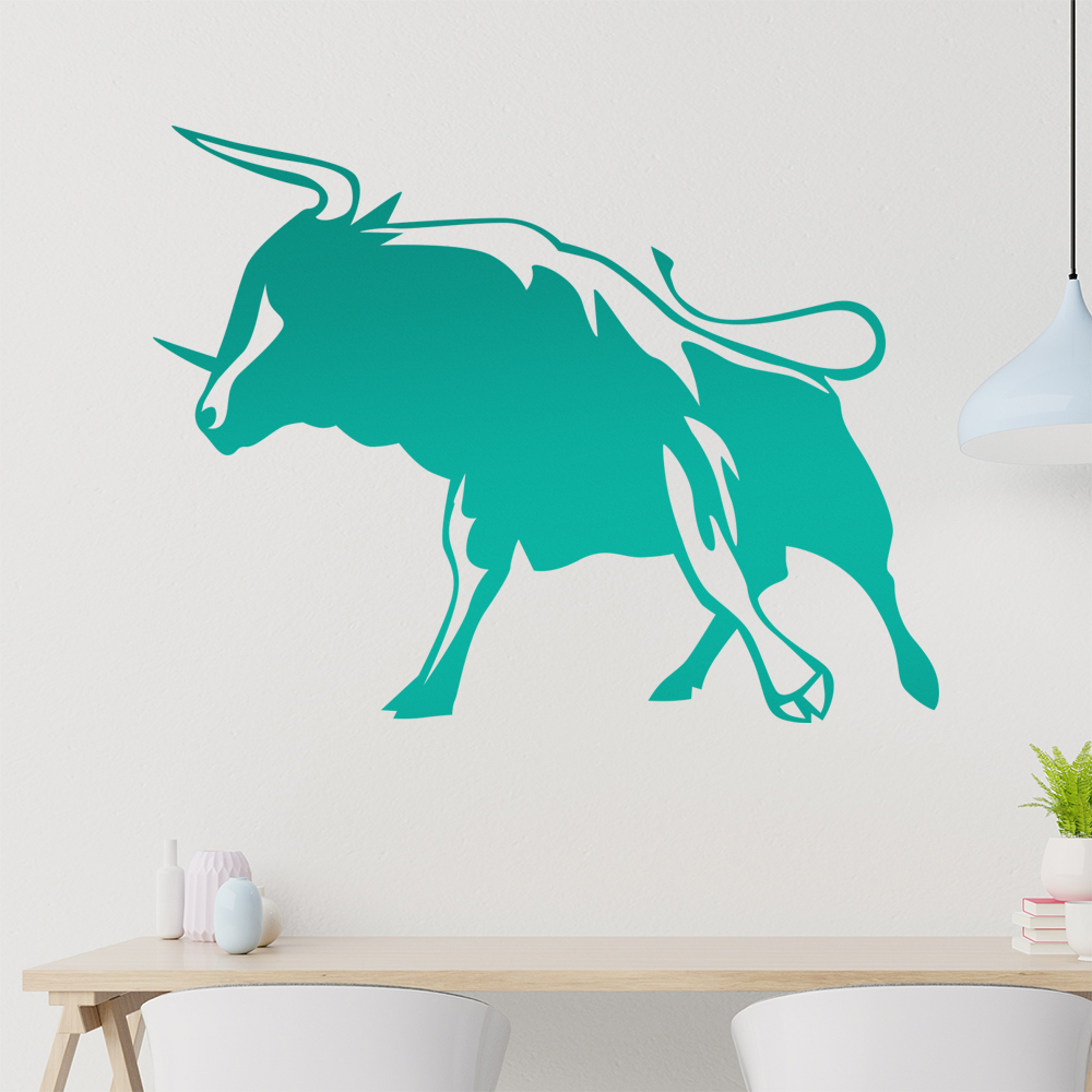 Stier Wandtattoo Wohnzimmer Wandaufkleber 0129 - Picture 91 of 204