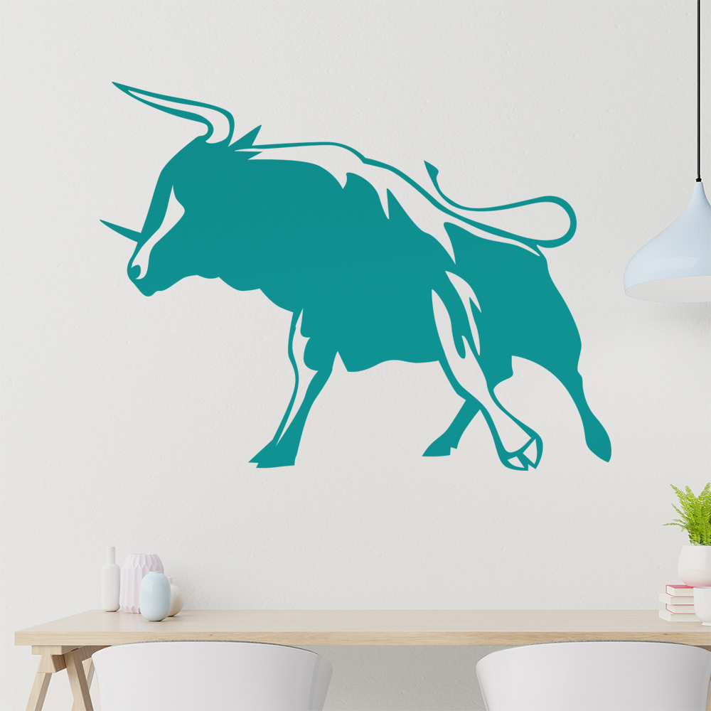 Stier Wandtattoo Wohnzimmer Wandaufkleber 0129 - Picture 127 of 204