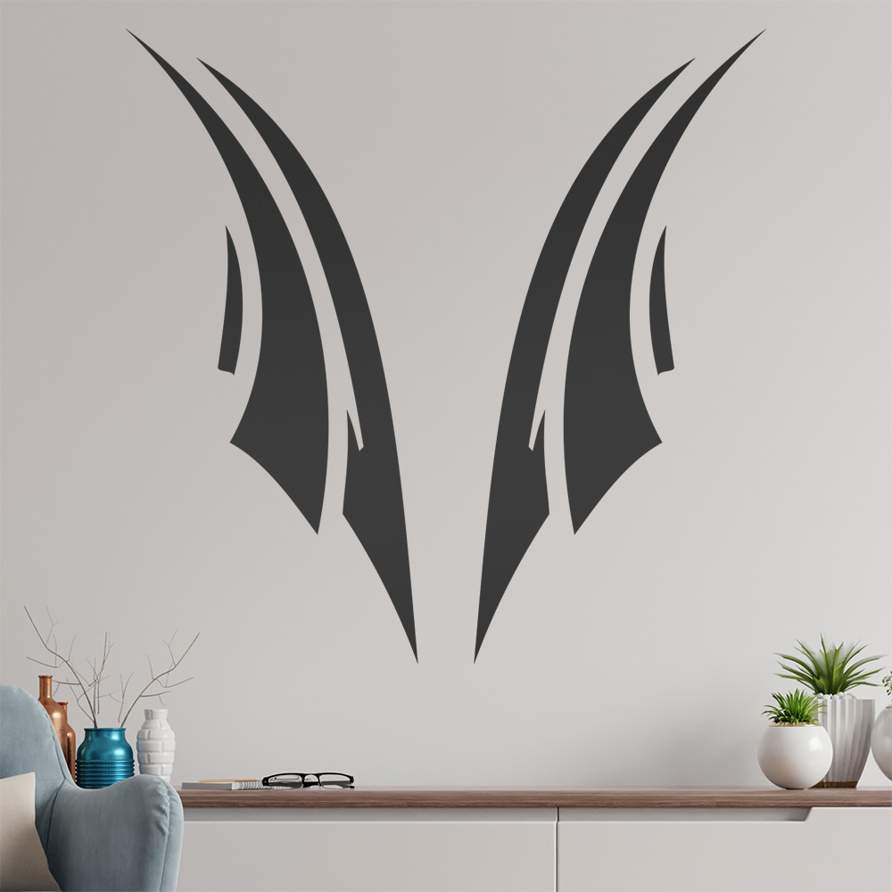 Tribal Dark Autocollant Murale Salon 0226 - Picture 151 of 204