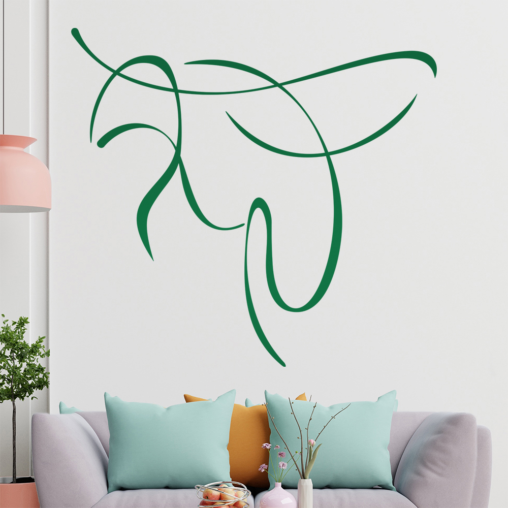 Wespe/Biene Linien Wandtattoo Wohnzimmer Wandaufkleber 0397 - Picture 109 of 204