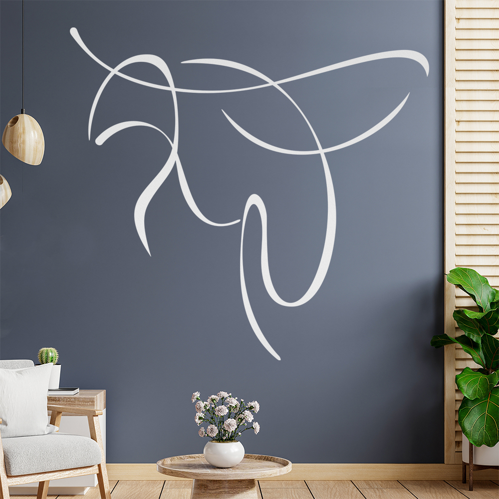 Wespe/Biene Linien Wandtattoo Wohnzimmer Wandaufkleber 0397 - Picture 145 of 204