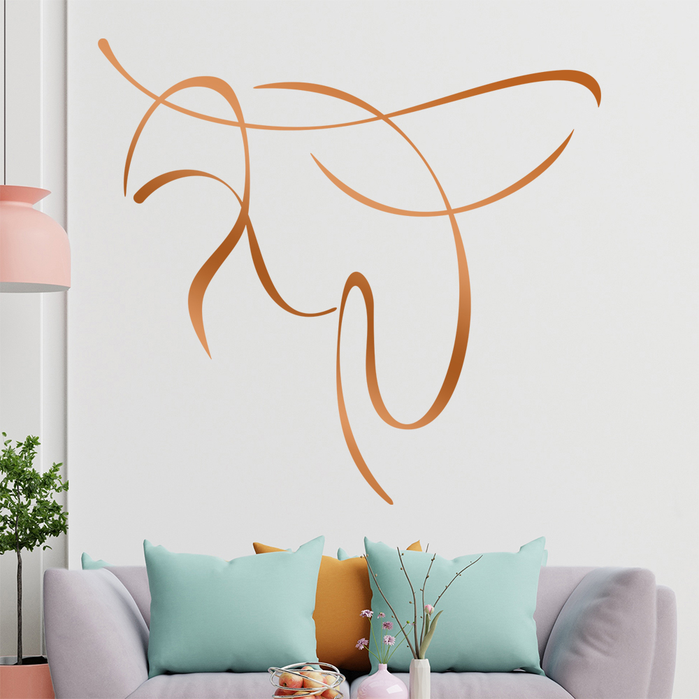 Wespe/Biene Linien Wandtattoo Wohnzimmer Wandaufkleber 0397 - Picture 199 of 204