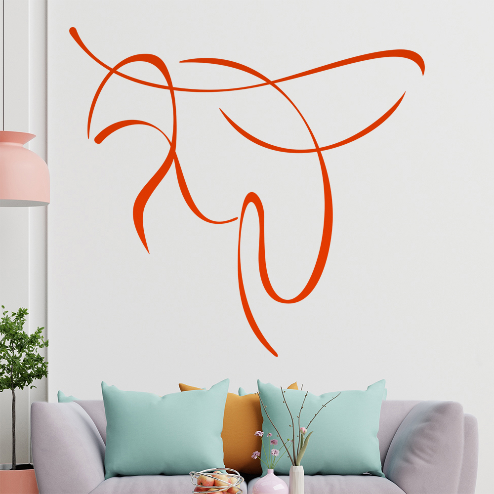 Wespe/Biene Linien Wandtattoo Wohnzimmer Wandaufkleber 0397 - Picture 37 of 204