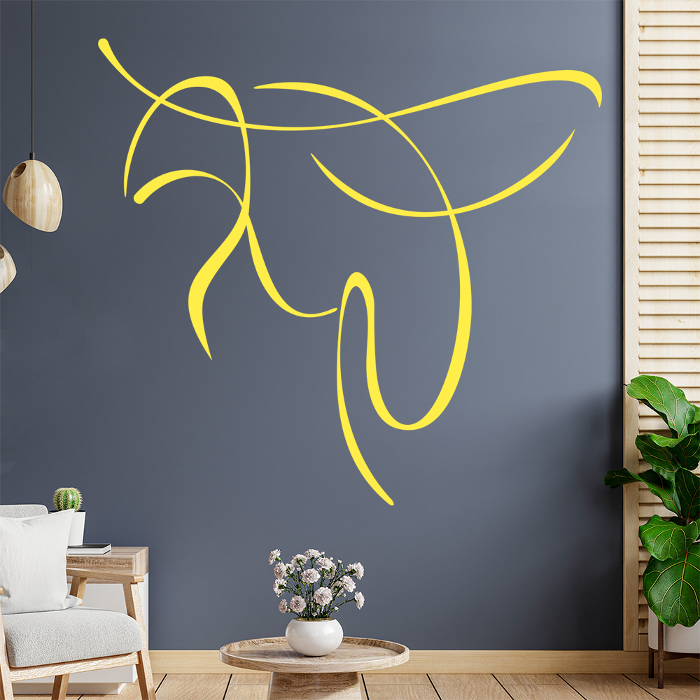 Wespe/Biene Linien Wandtattoo Wohnzimmer Wandaufkleber 0397 - Picture 19 of 204