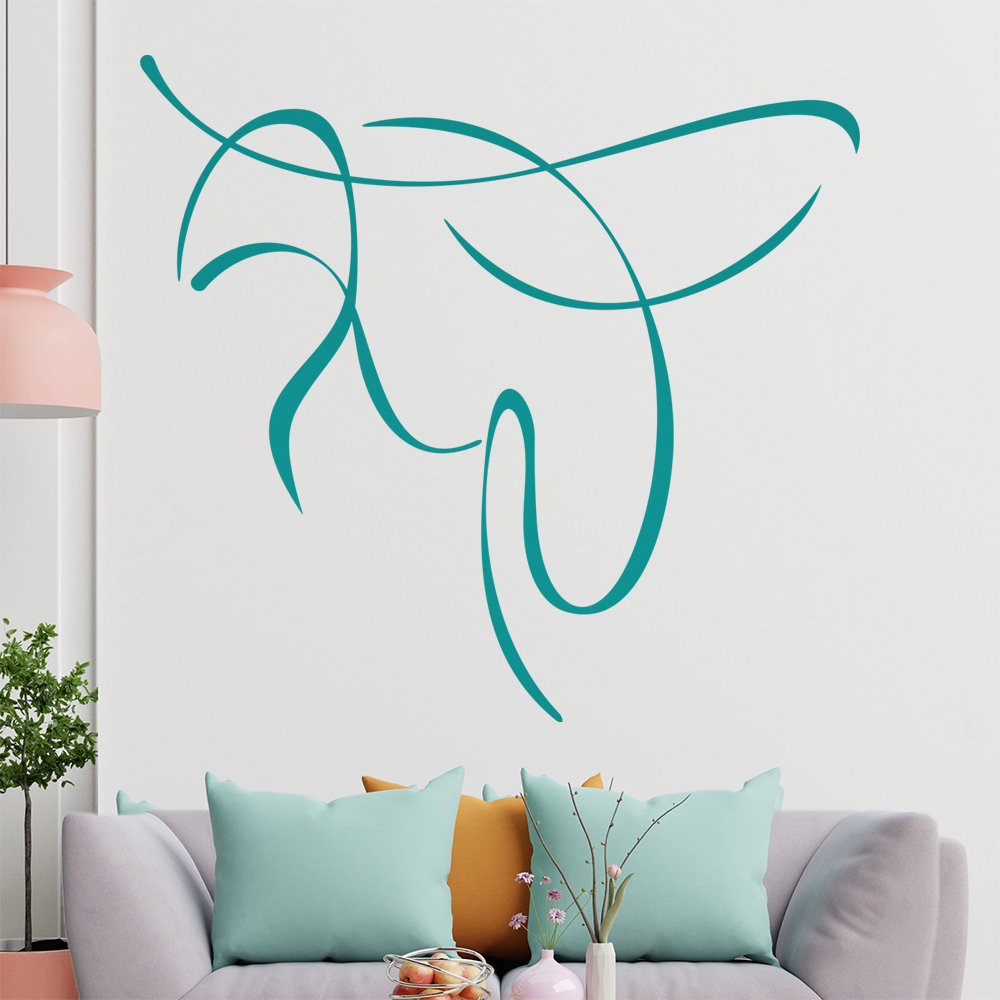 Wespe/Biene Linien Wandtattoo Wohnzimmer Wandaufkleber 0397 - Picture 127 of 204