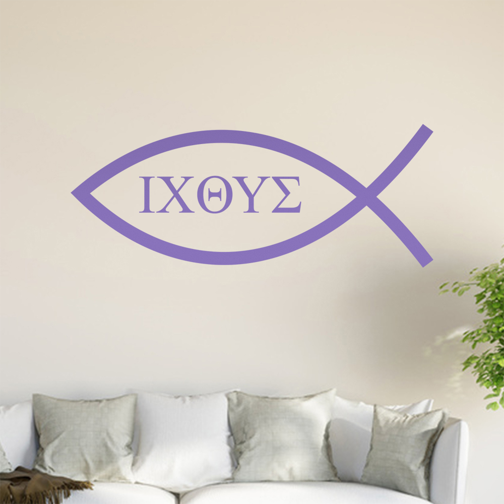 Christentum-Fisch Sticker Mural Salon Stickers Muraux 0814 - Picture 61 of 204