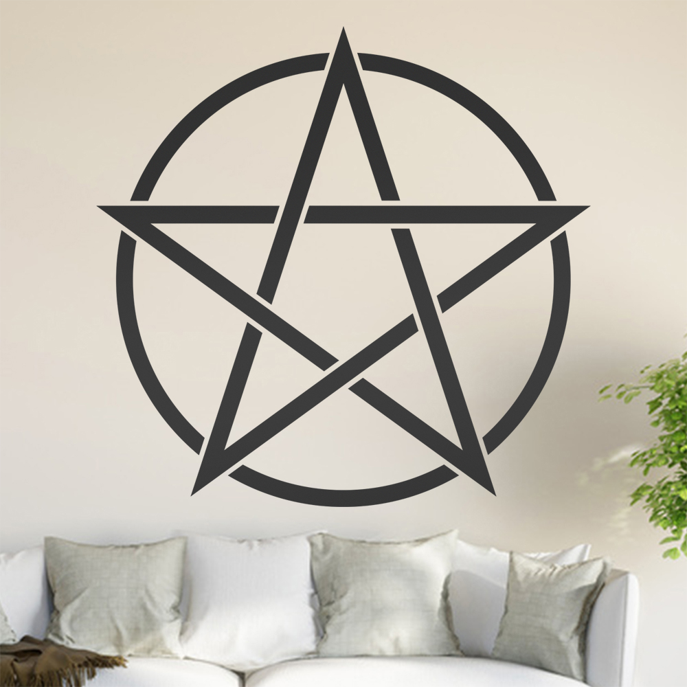 Pentagramm Wandtattoo Wohnzimmer Wandaufkleber 0815 - Picture 151 of 204
