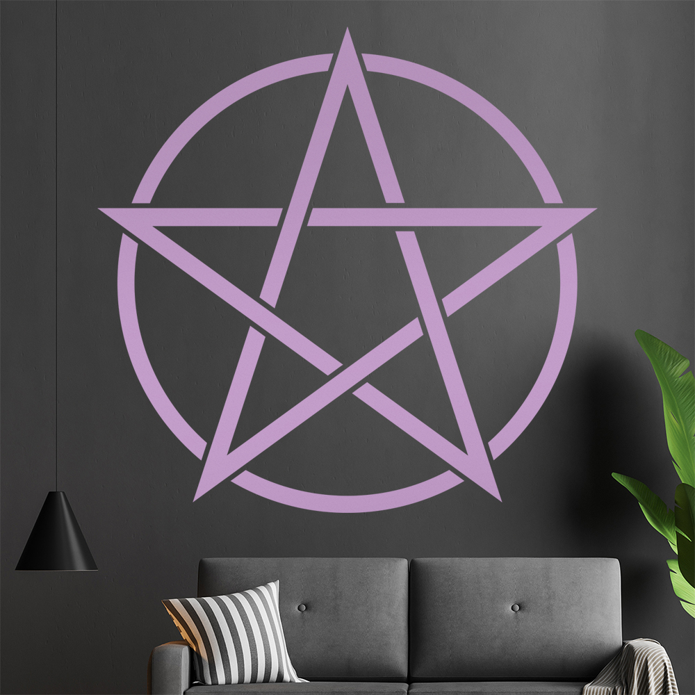 Pentagramm Wandtattoo Wohnzimmer Wandaufkleber 0815 - Picture 55 of 204