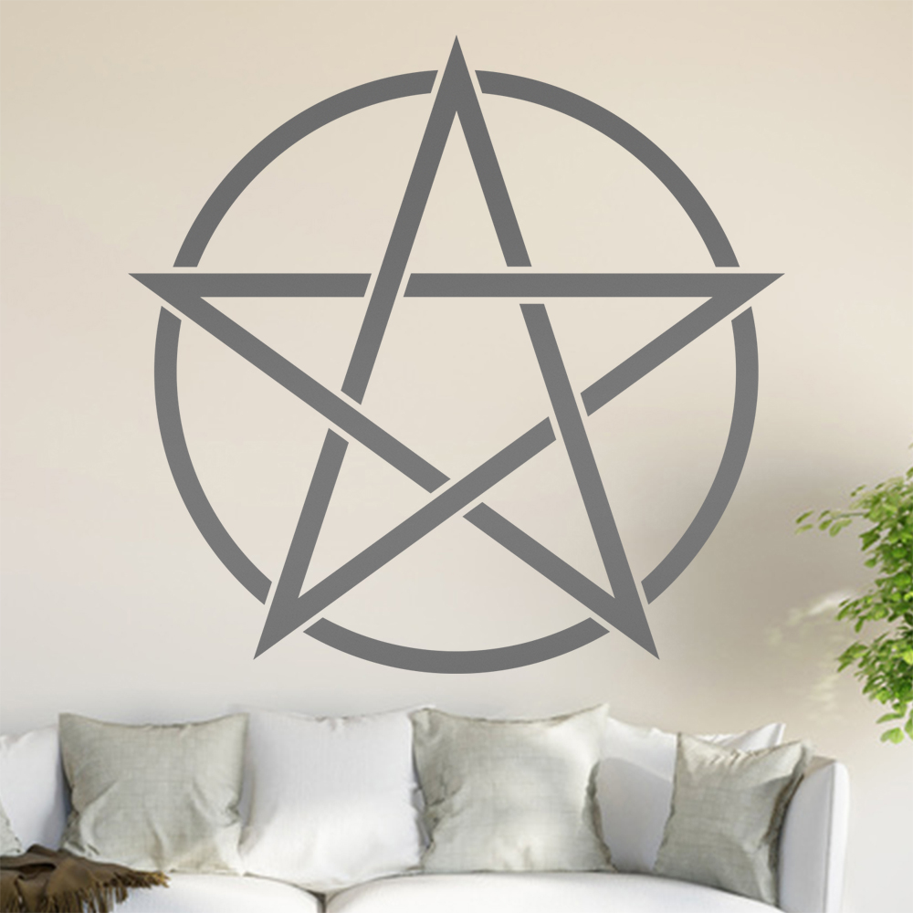 Pentagramm Wandtattoo Wohnzimmer Wandaufkleber 0815 - Picture 139 of 204