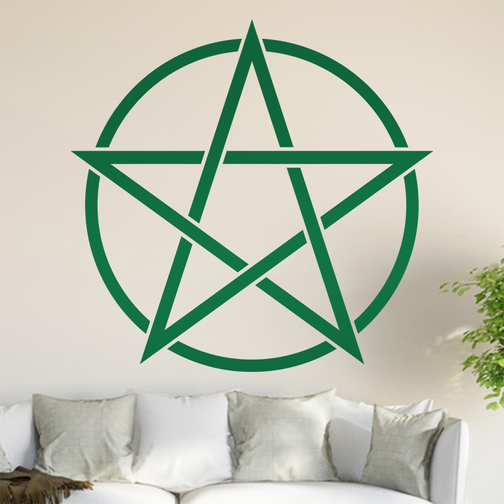 Pentagramm Wandtattoo Wohnzimmer Wandaufkleber 0815 - Picture 109 of 204