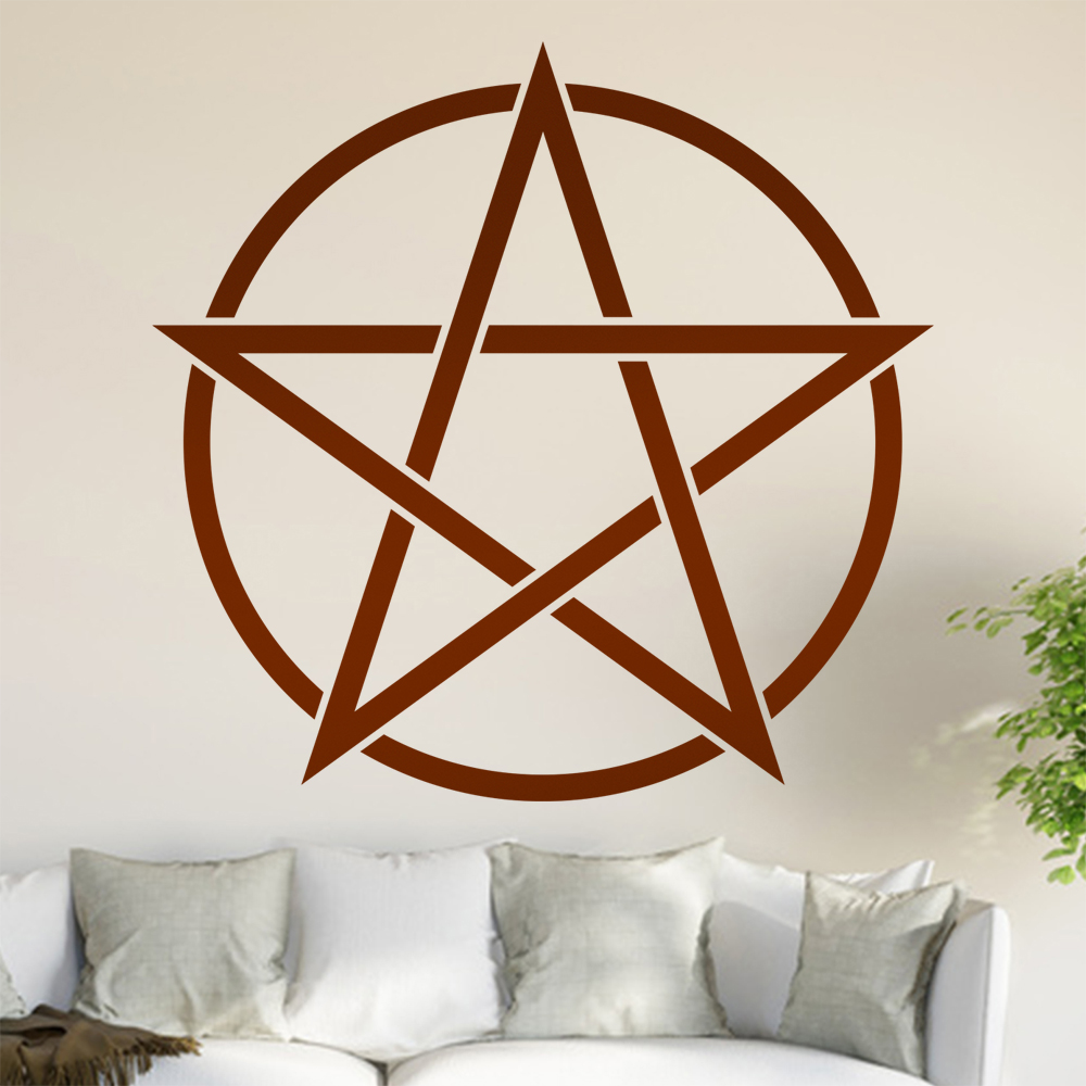 Pentagramm Wandtattoo Wohnzimmer Wandaufkleber 0815 - Picture 175 of 204