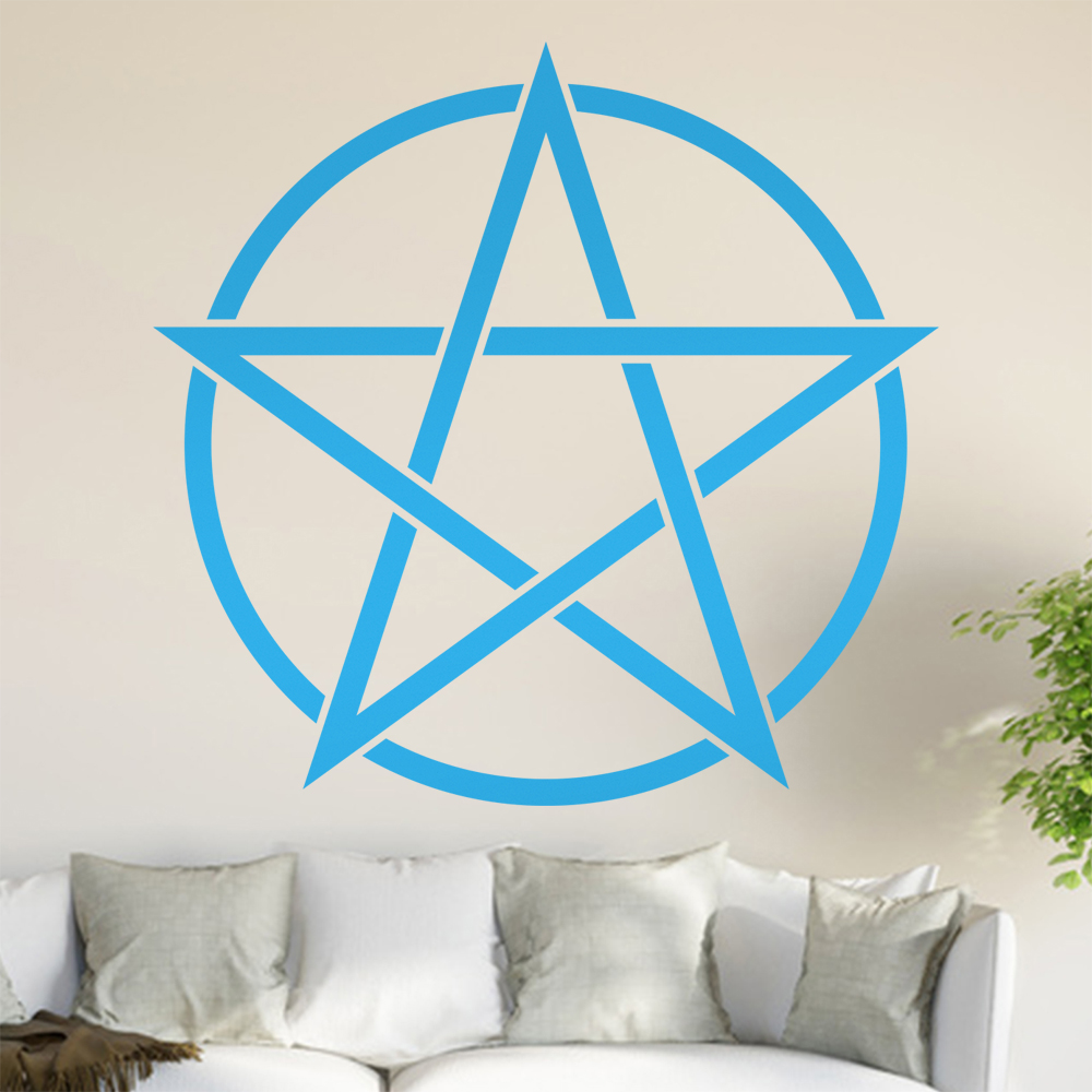 Pentagramm Wandtattoo Wohnzimmer Wandaufkleber 0815 - Picture 85 of 204