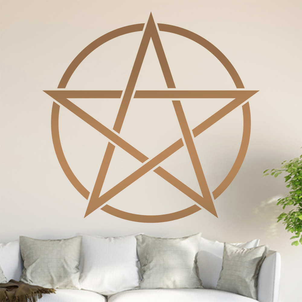 Pentagramm Wandtattoo Wohnzimmer Wandaufkleber 0815 - Picture 163 of 204