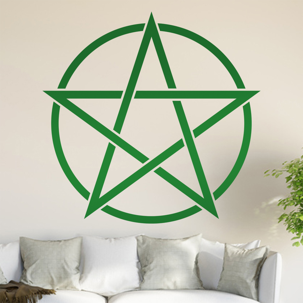 Pentagramm Wandtattoo Wohnzimmer Wandaufkleber 0815 - Picture 115 of 204