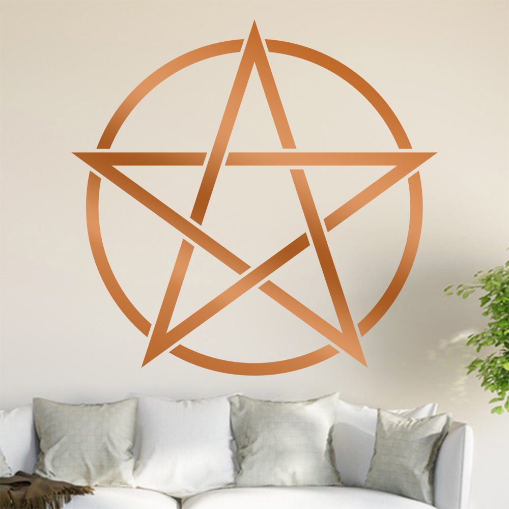 Pentagramm Wandtattoo Wohnzimmer Wandaufkleber 0815 - Picture 199 of 204