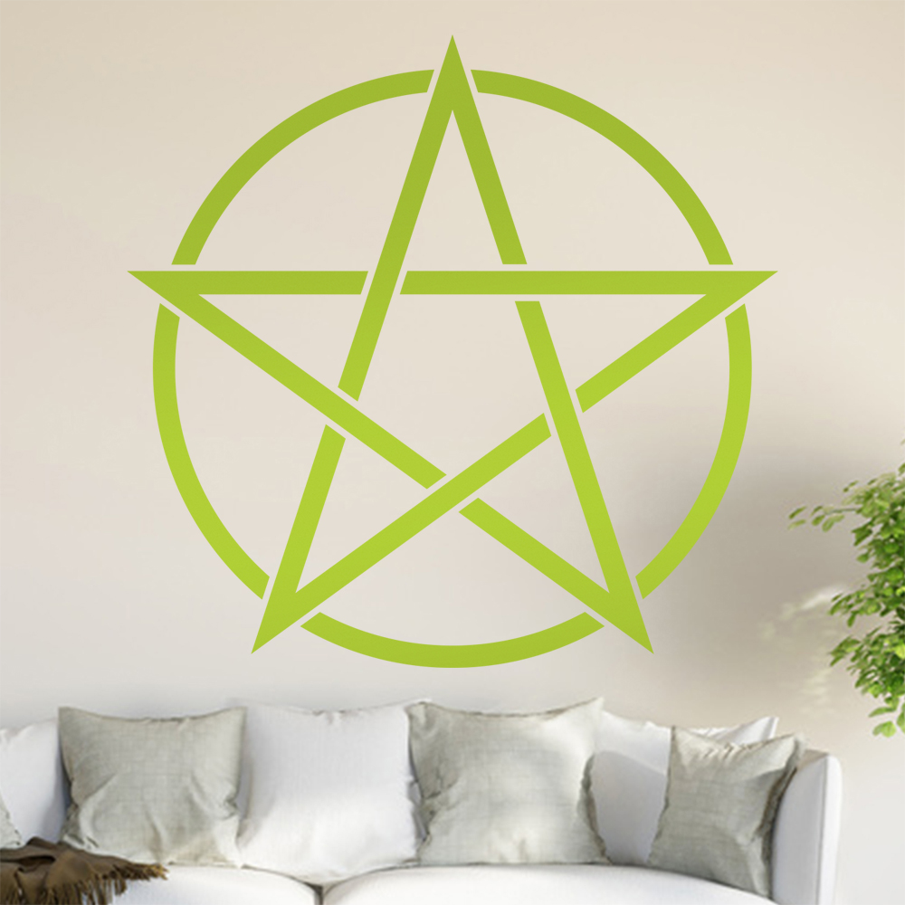 Pentagramm Wandtattoo Wohnzimmer Wandaufkleber 0815 - Picture 121 of 204