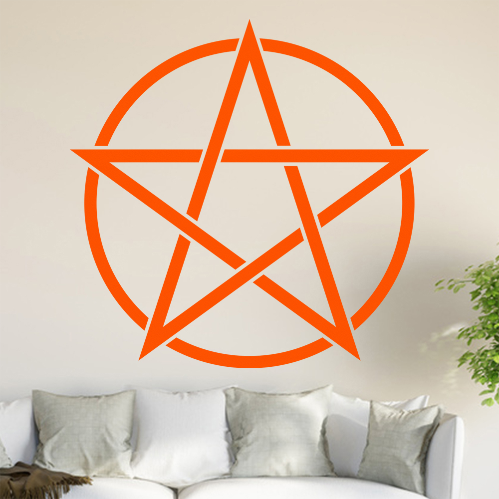 Pentagramm Wandtattoo Wohnzimmer Wandaufkleber 0815 - Picture 43 of 204