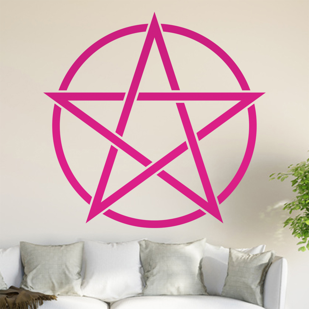 Pentagramm Wandtattoo Wohnzimmer Wandaufkleber 0815 - Picture 49 of 204