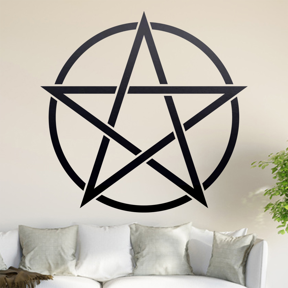 Pentagramm Wandtattoo Wohnzimmer Wandaufkleber 0815 - Picture 133 of 204