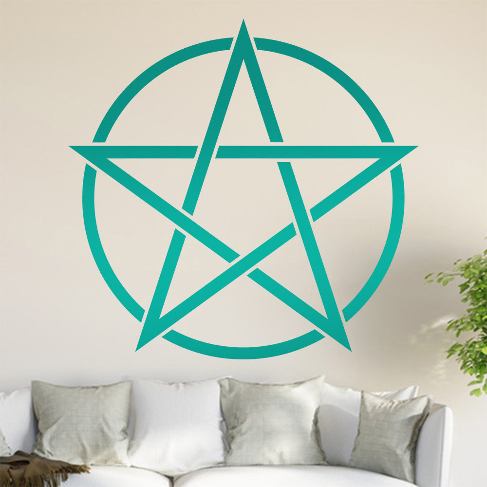 Pentagramm Wandtattoo Wohnzimmer Wandaufkleber 0815 - Picture 91 of 204