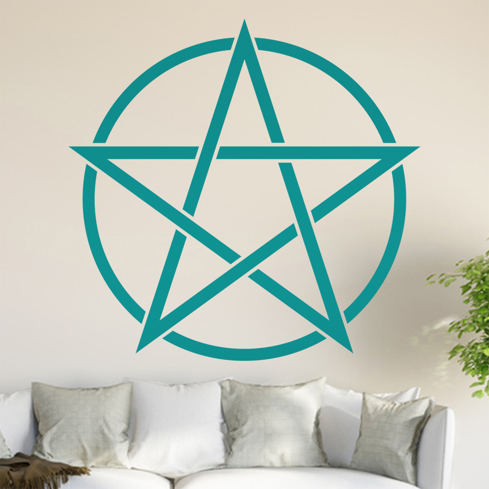 Pentagramm Wandtattoo Wohnzimmer Wandaufkleber 0815 - Picture 127 of 204