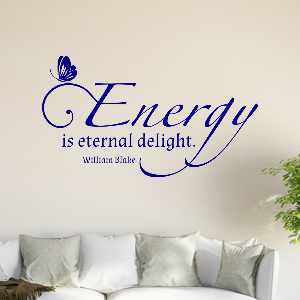 L'Autocollant Mur Energy Is Eternal Delight 0913 Pour Le Salon - Picture 181 of 204