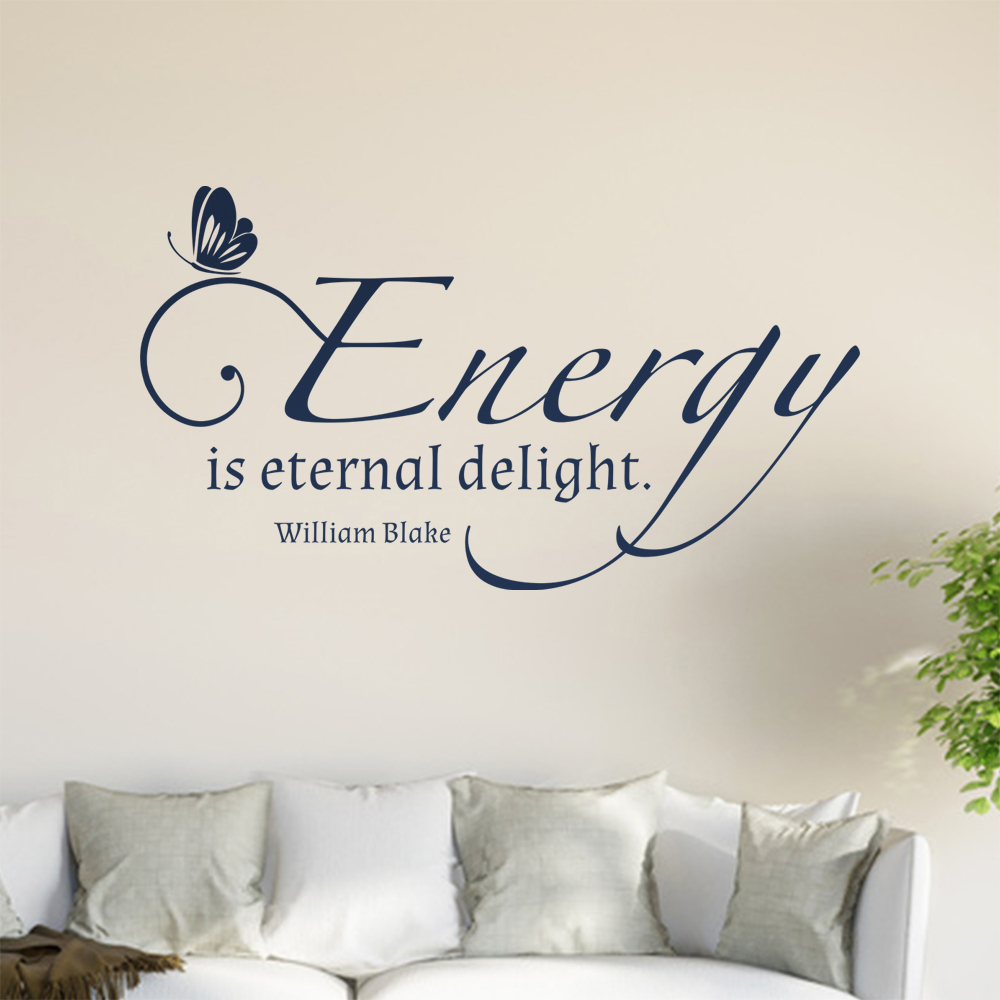L'Autocollant Mur Energy Is Eternal Delight 0913 Pour Le Salon - Picture 73 of 204