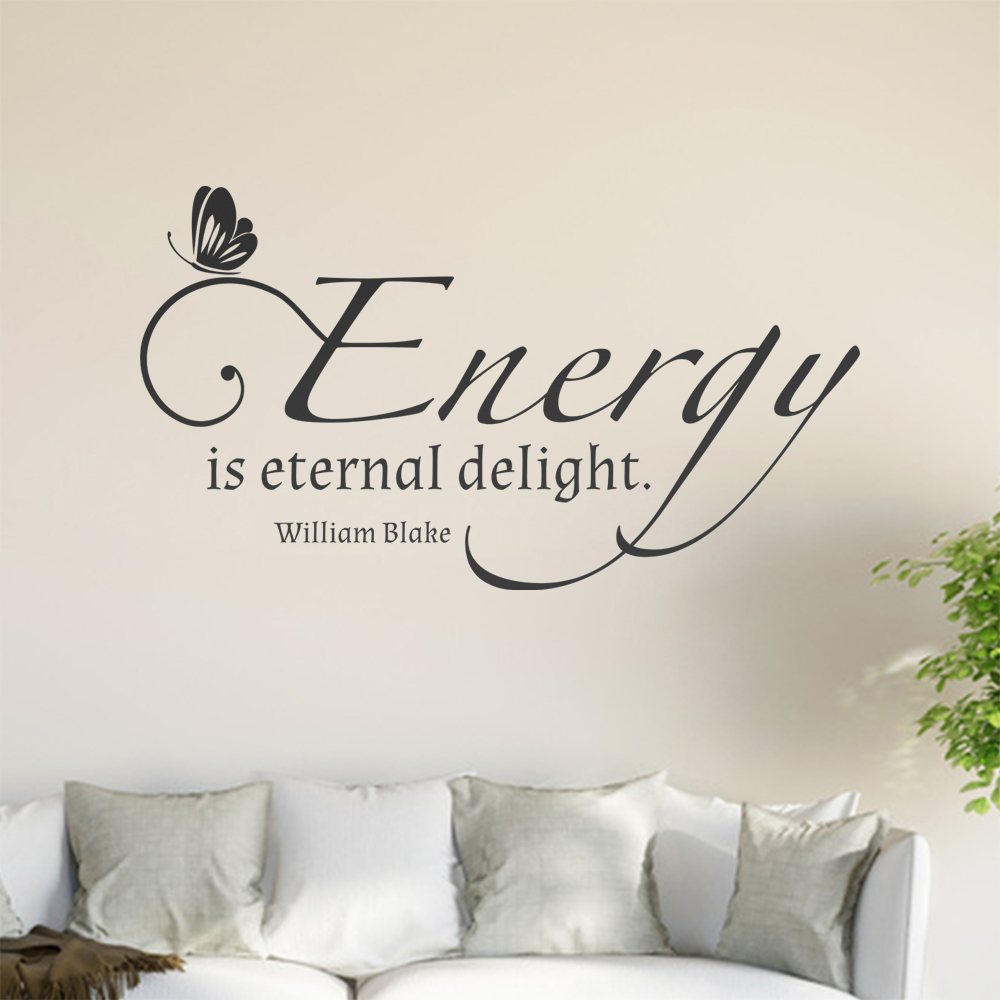 L'Autocollant Mur Energy Is Eternal Delight 0913 Pour Le Salon - Picture 151 of 204