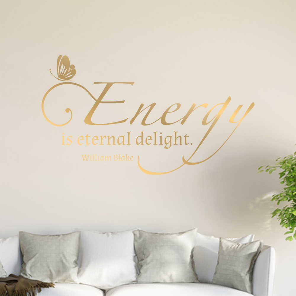 L'Autocollant Mur Energy Is Eternal Delight 0913 Pour Le Salon - Picture 193 of 204