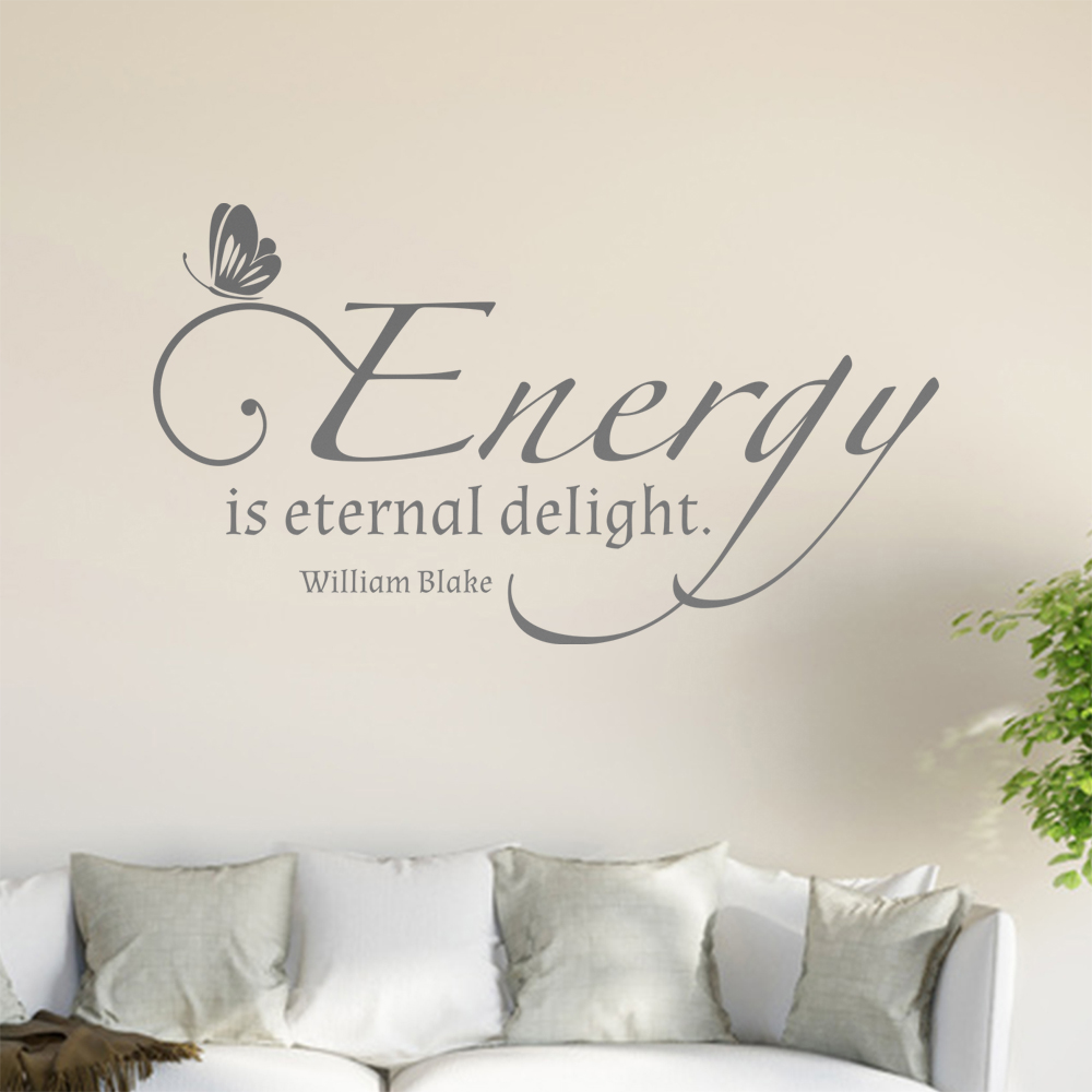 L'Autocollant Mur Energy Is Eternal Delight 0913 Pour Le Salon - Picture 139 of 204