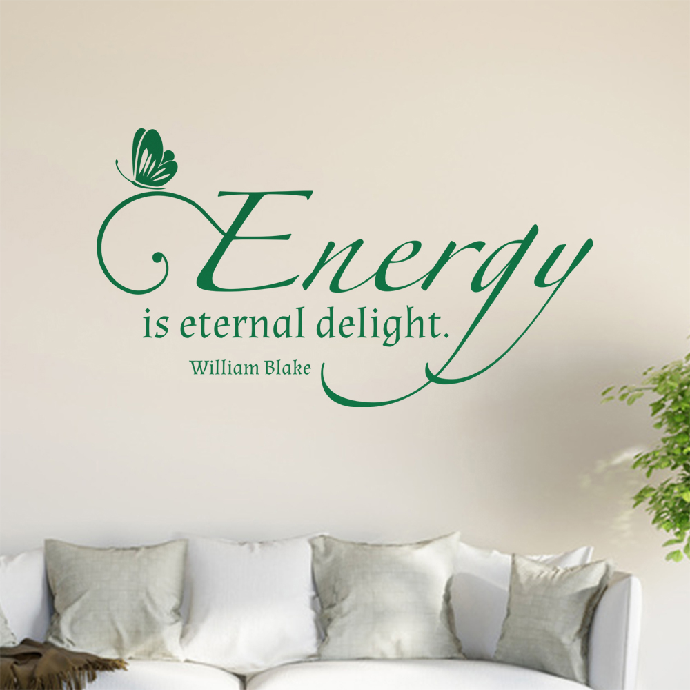 L'Autocollant Mur Energy Is Eternal Delight 0913 Pour Le Salon - Picture 109 of 204