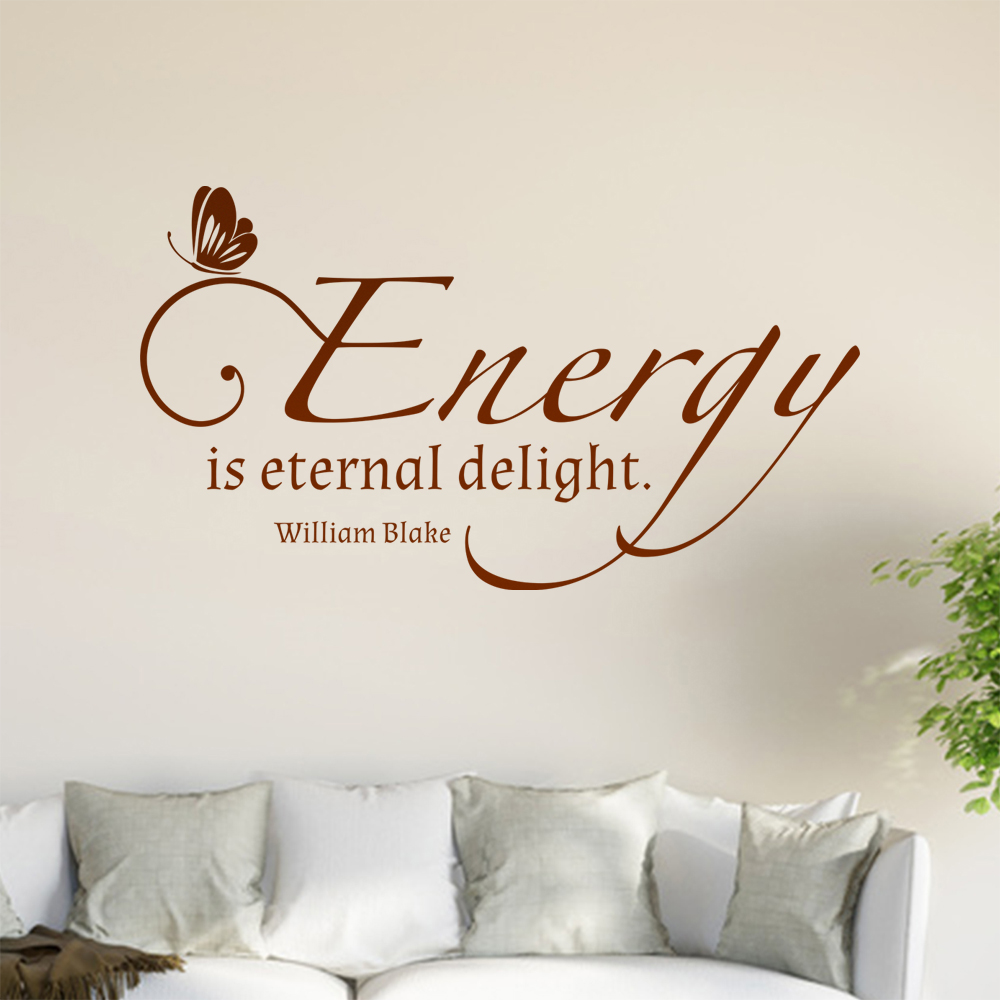 L'Autocollant Mur Energy Is Eternal Delight 0913 Pour Le Salon - Picture 175 of 204
