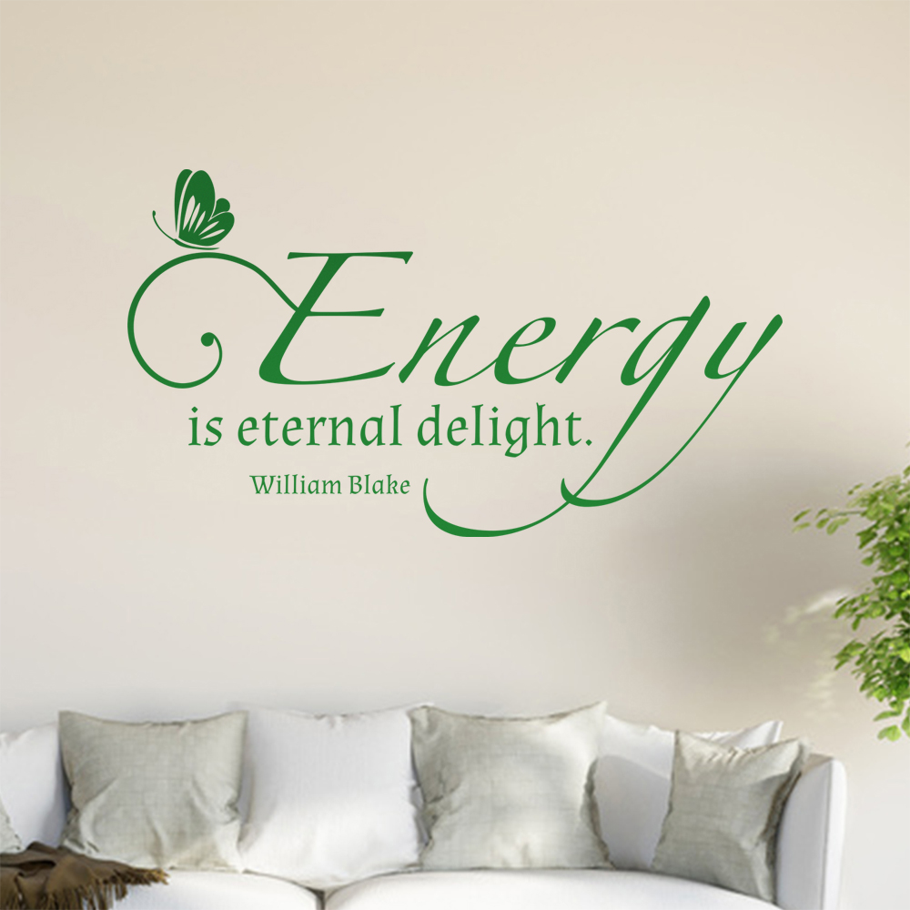 L'Autocollant Mur Energy Is Eternal Delight 0913 Pour Le Salon - Picture 115 of 204